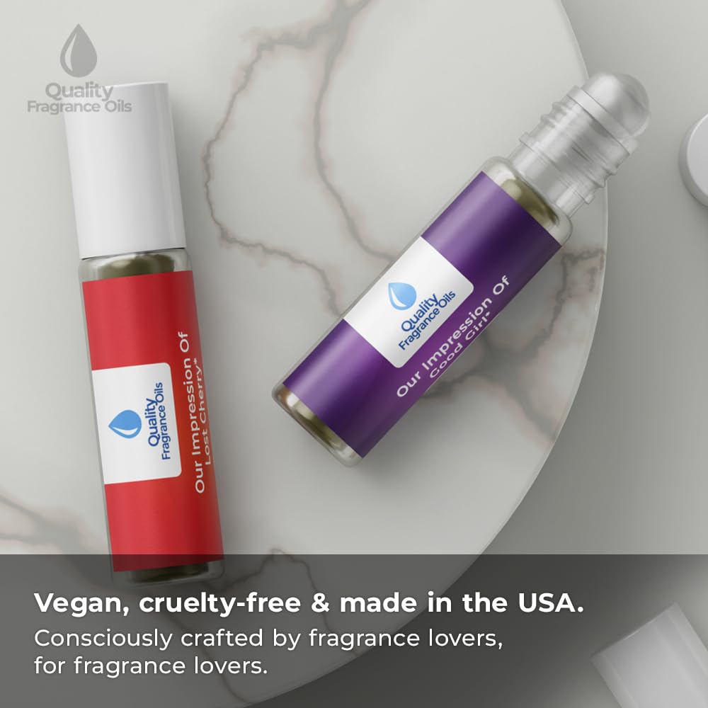 Quality Fragrance Oils' One Million Impression #113 | Long-Lasting Perfume Oil, Alcohol-Free, Strong Scent, 10ml Roll-On | Affordable Alternative to Designer Fragrances