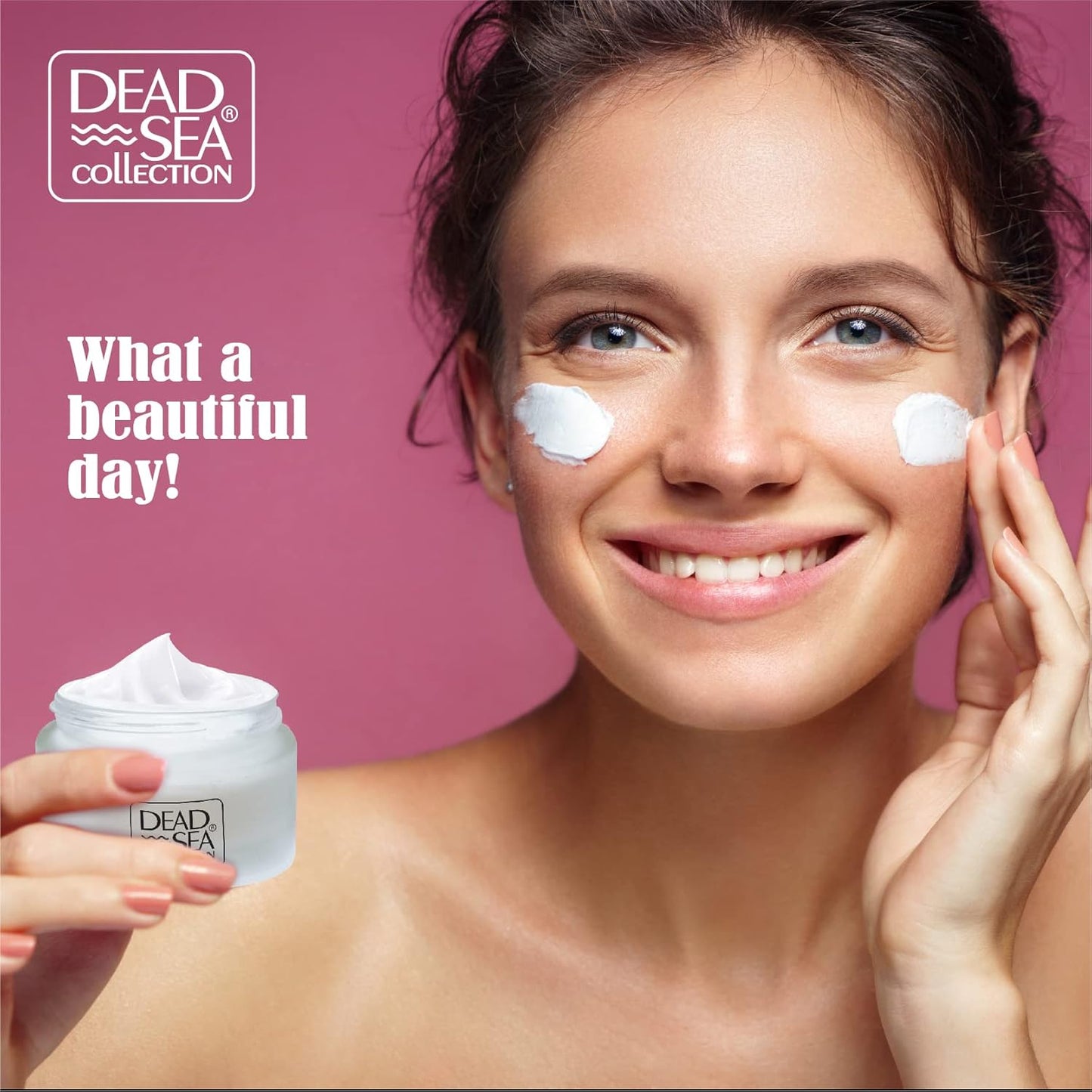 Dead Sea Collection Facial Kit - Day and Night Creams & Facial Serum with Vitamin C & Collagen - Anti-Aging and Anti-Wrinkle