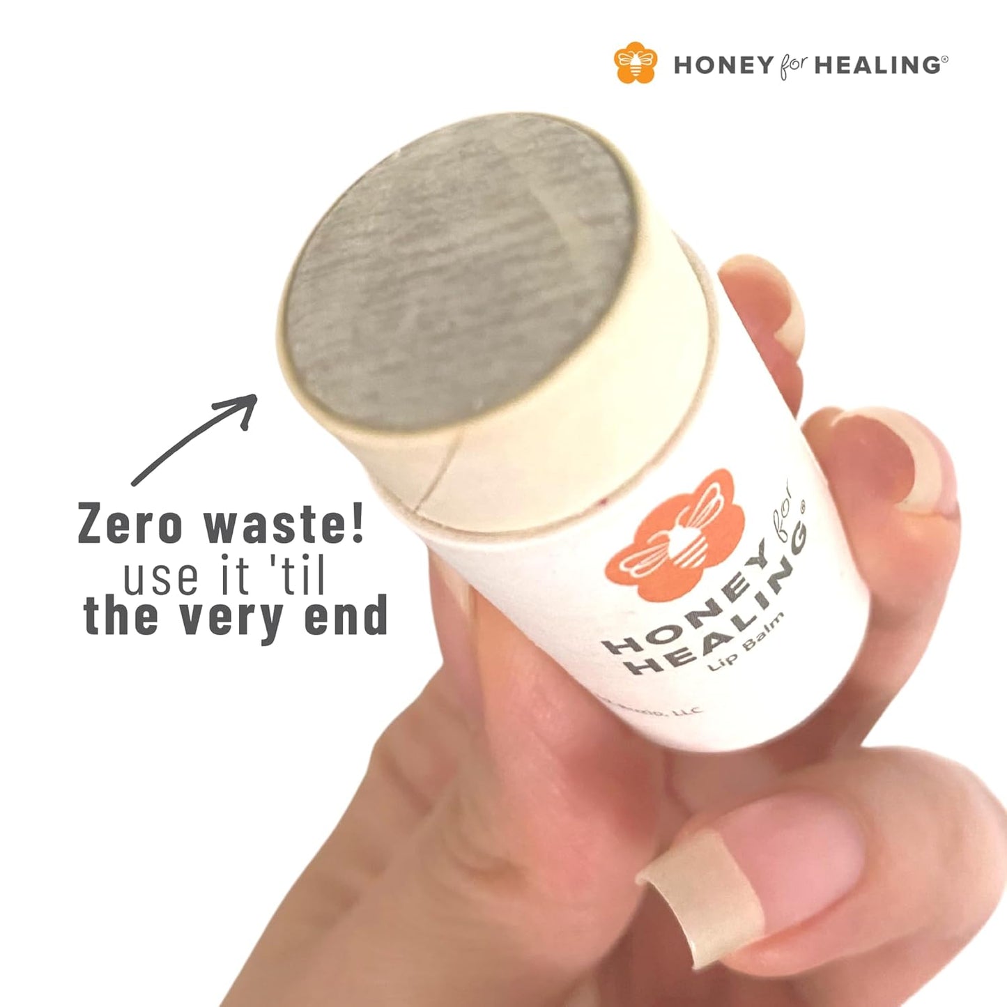 Lip Balm Moisturizer with Manuka Honey 15+ UMF, Coconut Oil, and Castor Oil For Chapped, Cracked, Dry Lips | Protects, Smoothes, and Nourishes your Lips | 0.25 oz / 7 gr. (Natural)