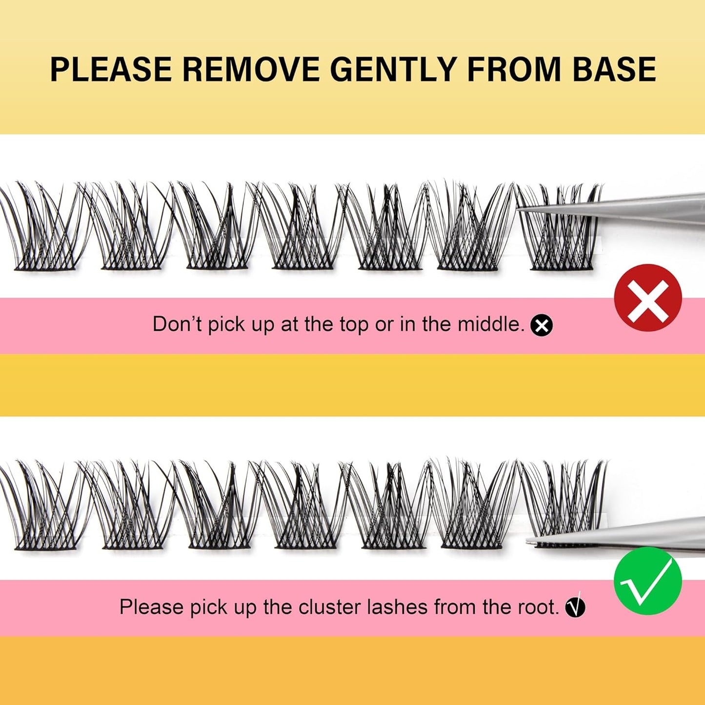 Lash Clusters 8-16mm, False Eyelashes 96pcs, Cluster Eyelash Extensions Matte Black Soft, Diy Lash Extensions D Curl Natural Lash Clusters Faux Mink Lashes Wispy๏ผTide,96pcs,0.07,D,8-16MIX)