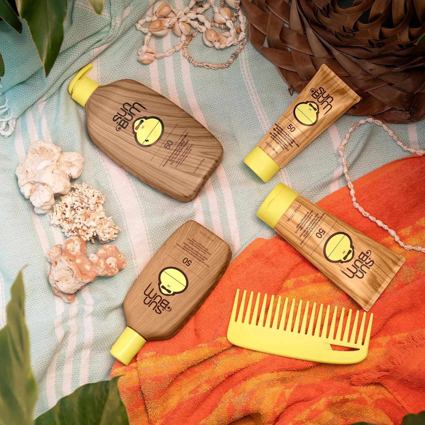 Sun Bum Original SPF 50 Sunscreen Body Lotion - Broad Spectrum Moisturizing Sunscreen with Vitamin E - Hawaii 104 Act Compliant (Made without Octinoxate & Oxybenzone) - 8 oz