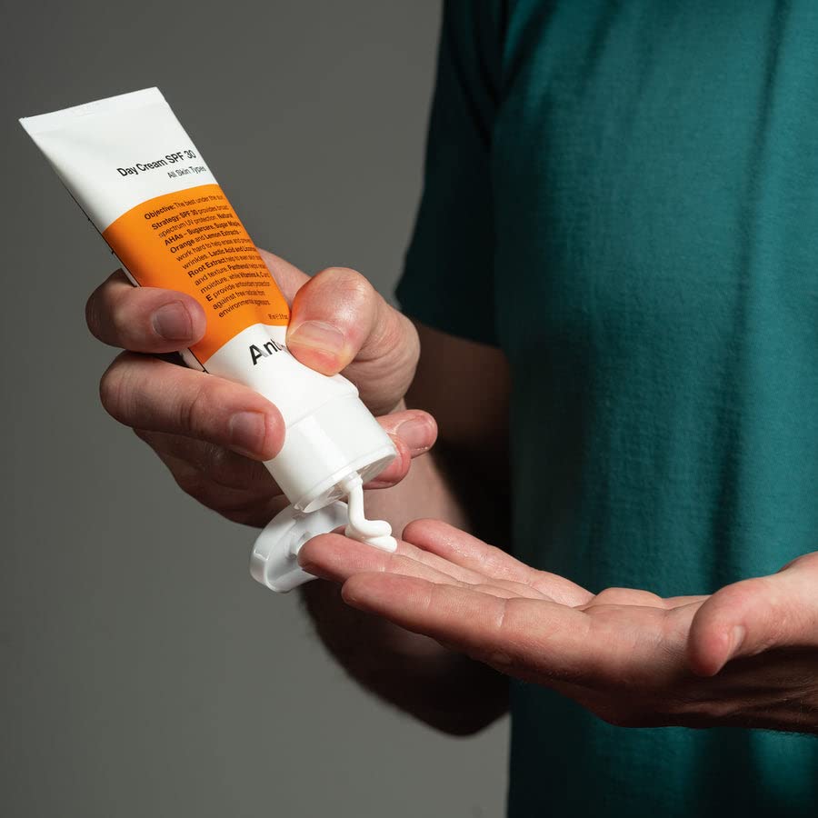 Anthony Day Cream SPF 30, 3 Fl Oz, Contains Squalane, Glycerin, Soy and Vitamin E, Hydrates, Nourishes, and Sunscreen Provides Broad Spectrum Protection To Skin (Pack Of 3)