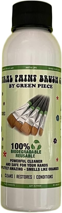 Green Piece® Paint Brush (Pack of 3 Paint Brush Cleaner)