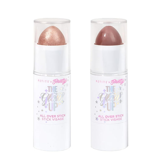 Petite 'n Pretty Multi Stick for Eyes, Lips & Cheeks, 2-Pack (Stay Golden) - Makeup for Kids, Tweens, Teens - Creamy & Shimmery, Made in the USA