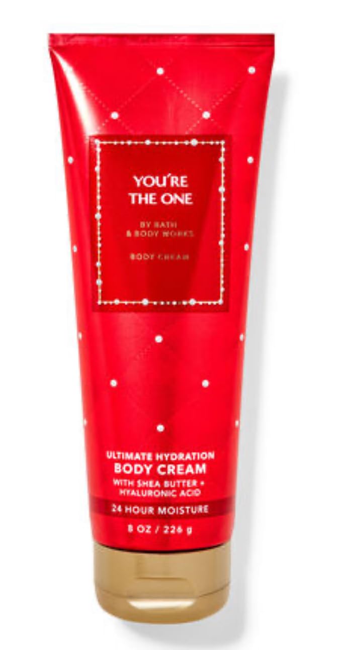 White Barn - Bath and Body Works - Gift Set 2 Piece Bundle - with Gift Bag HELLO GORGEOUS (You're The One)