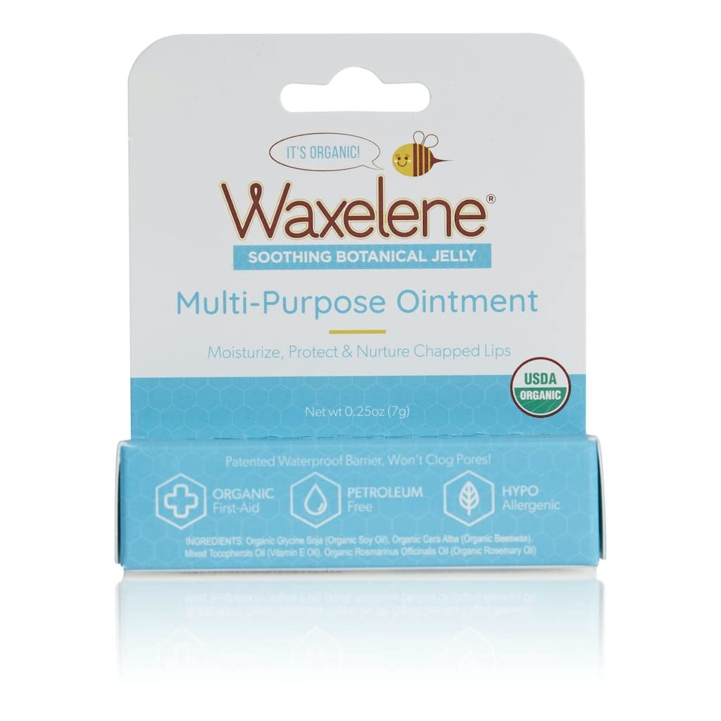 Waxelene Multi-Purpose Ointment, Organic, Lip Tube, Single