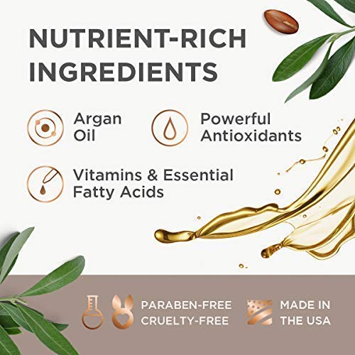 Argan Magic Defining Curl Cream - Enhances Waves & Curls While Adding Definition | Conditions, Detangles, Reduces Frizz | Enriched with Biotin | Made in USA | Paraben Free (8.5 oz / 250 ml / 2 Pack)