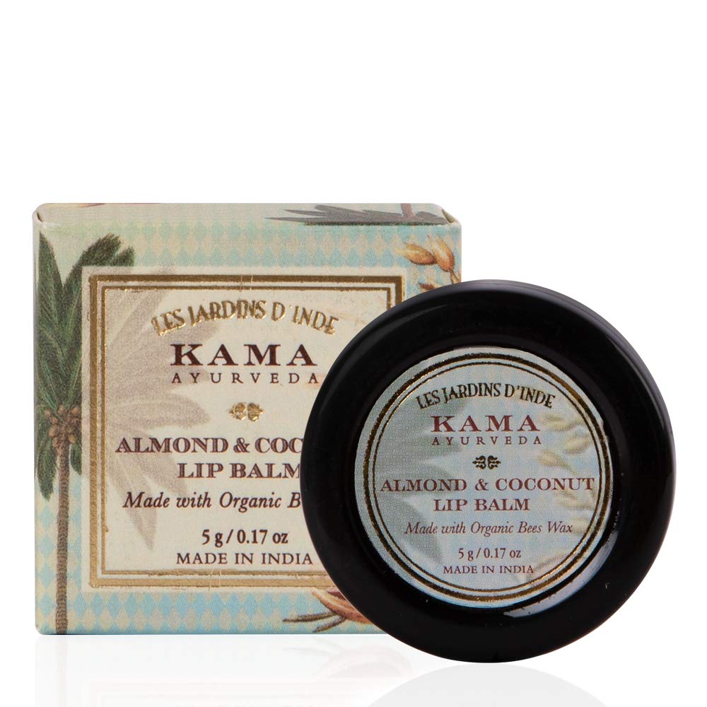 Kama Ayurveda Almond and Coconut Lip Balm, 5g