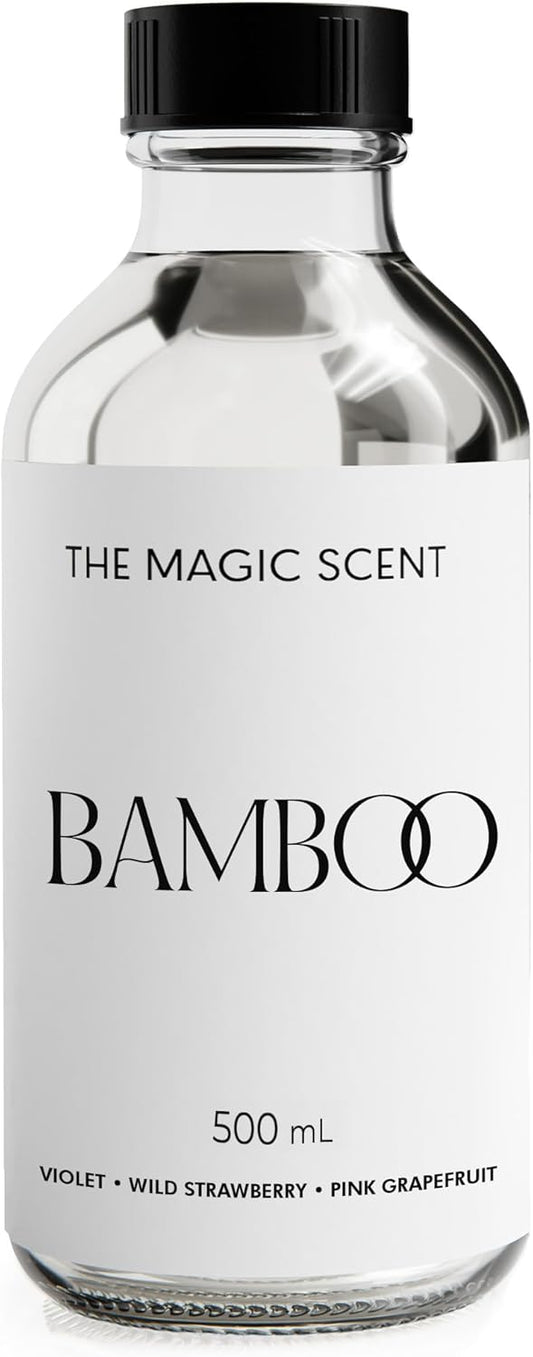 Bamboo Diffuser Oil - Hotel & Home Luxury Scents Inspired by The Four Seasons, Bora Bora - Diffuser Oil Scents for Home Designed for Use in All Diffusers - 16.9 fl oz, 500 mL