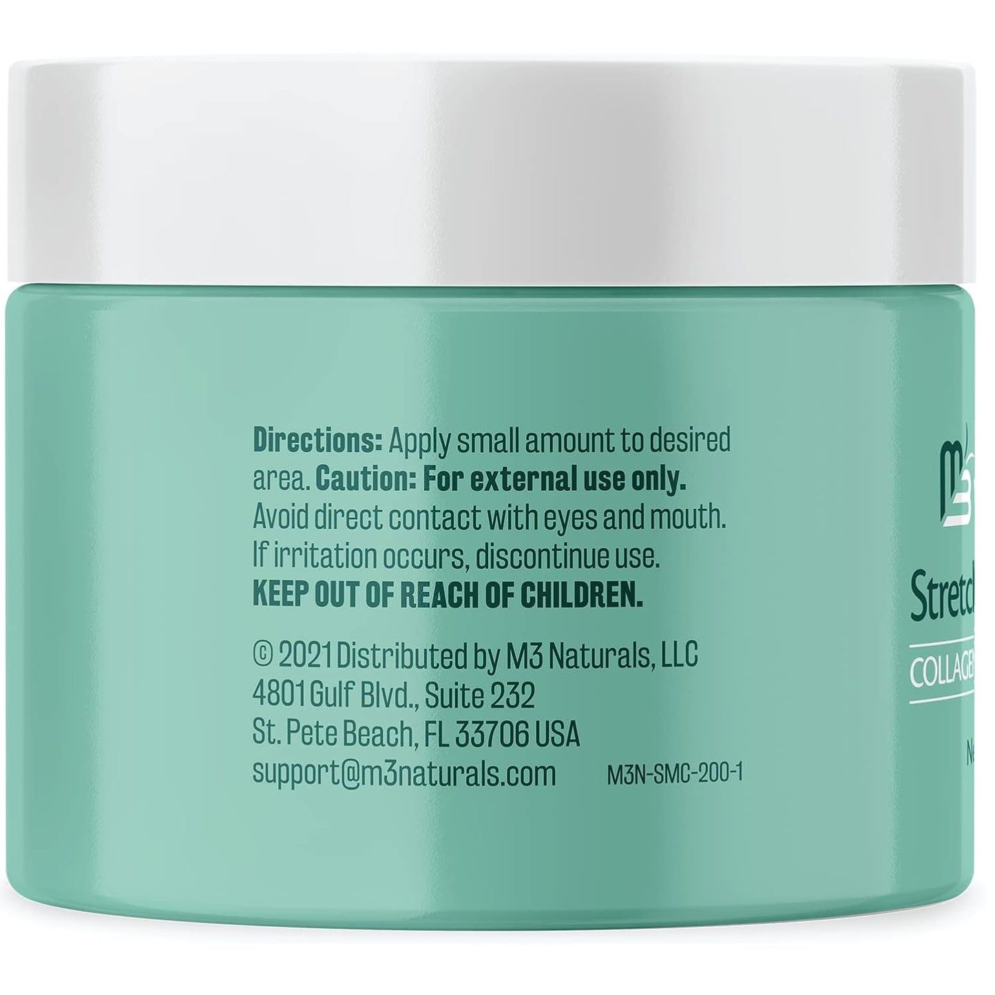 Stretch Mark Cream Infused with Collagen & Stem Cell Maternity Skincare Oil Removes Stretch Mark Prevention & Scar Remover Lotion Green Tea Extract & Raspberry Ketones by M3 Naturals