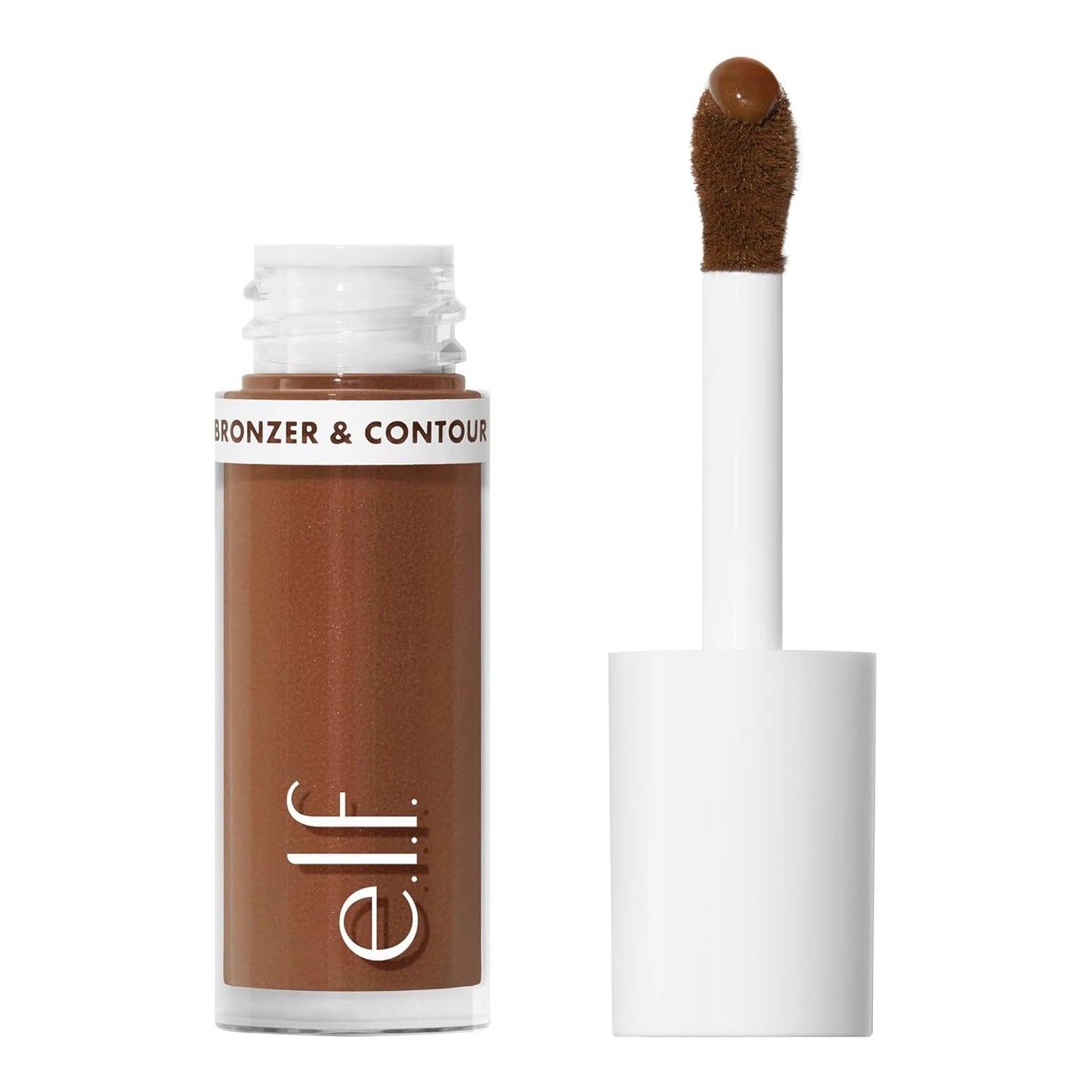 e.l.f. Camo Liquid Bronzer & Contour, Silky Highly Pigmented Formula, Creates a Long-Lasting Bronzed Glow & Natural Look, Vegan & Cruelty-Free, 7 Tan/Deep