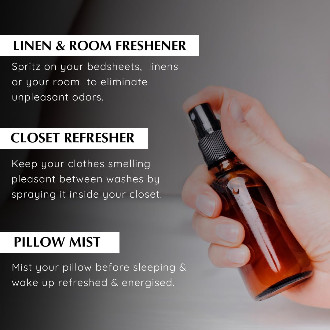 Orange Room, Linen & Pillow Spray by Aromafume | 100ml/3.38 fl oz | with Pure Orange Essential Oil | Aromatherapy Spray | Mist for Bedding, Fabrics