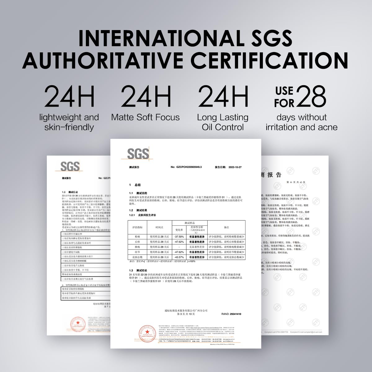 1.0 Waterproof Face Pressed Powder Compact, 24H Longlasting Oil Control Pressed Setting Powder Talc-Free Makeup, Shine Free, Poreless, Smooth, 01 Natural Beige for dry&com skin (0.28Oz)