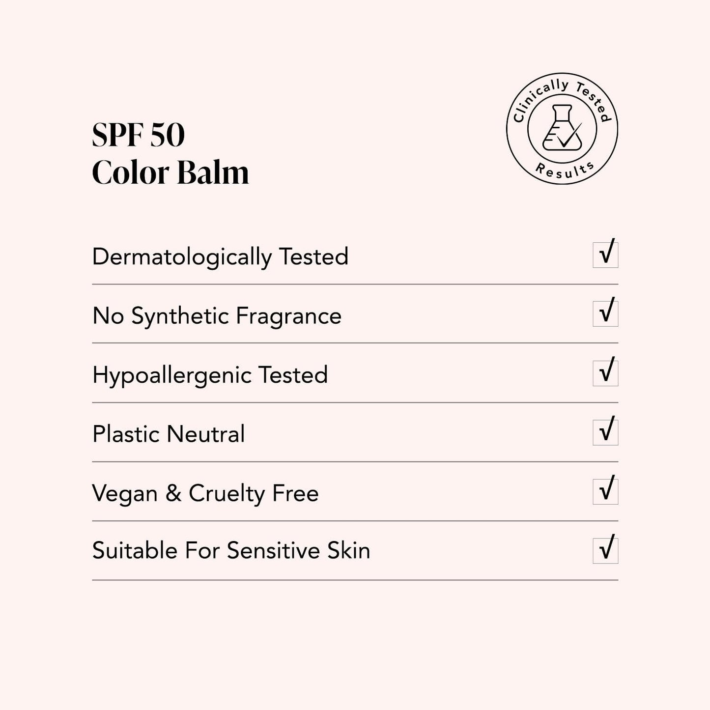 SPF 50 Color Balm - Frosted Petal 5ml