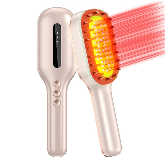 Laser Therapy Hair Growth Comb,FDA Cleared Laser Hair Growth Device Red Light Electric Scalp Massager, promote hair growth in women and men,Red Blue Light