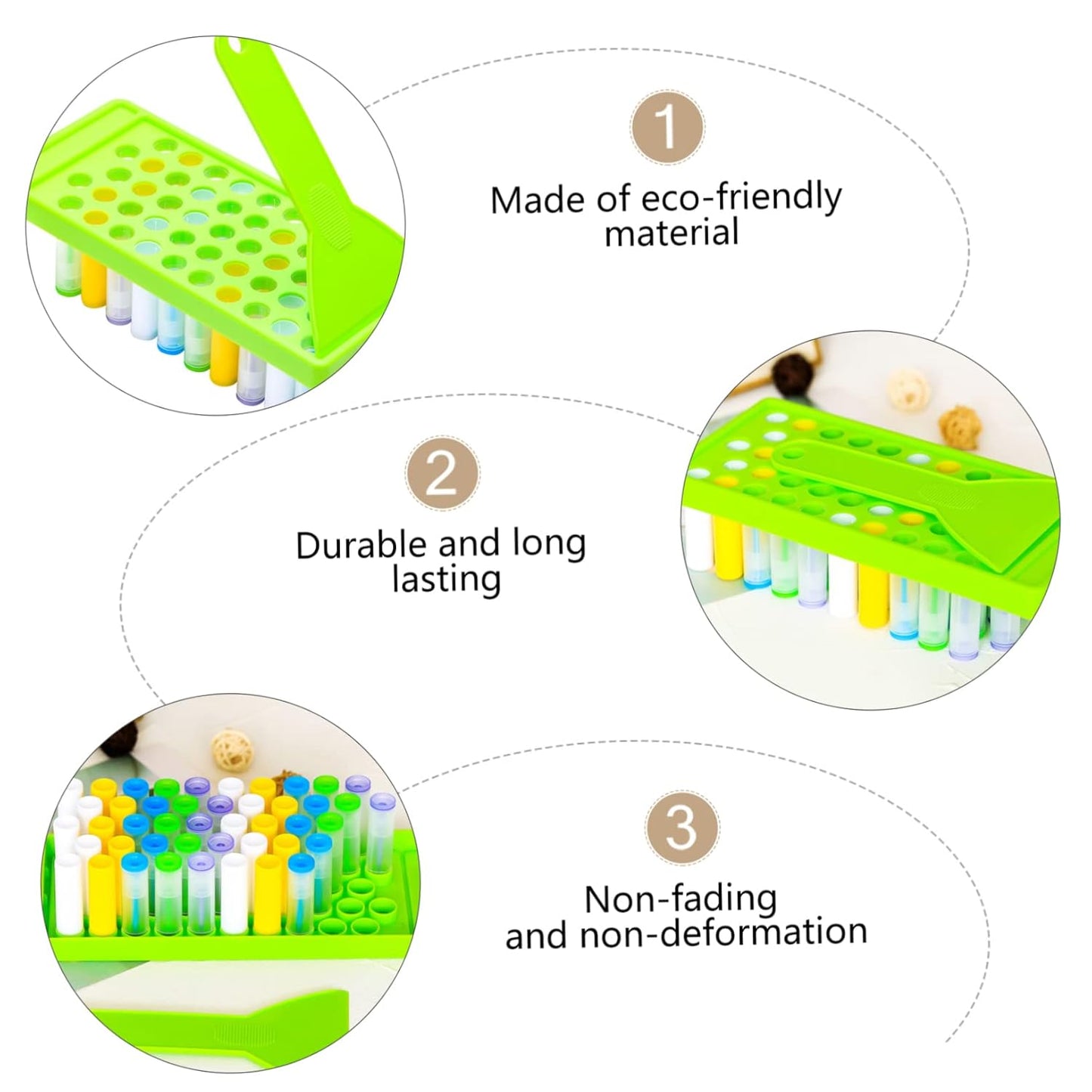 50 Lipstick Filling Mold lip balm pour kit lip balm tube tray lipstick Tray lip tubes stand tray lip balm container tray lip balm tube filling tray kit plastic small