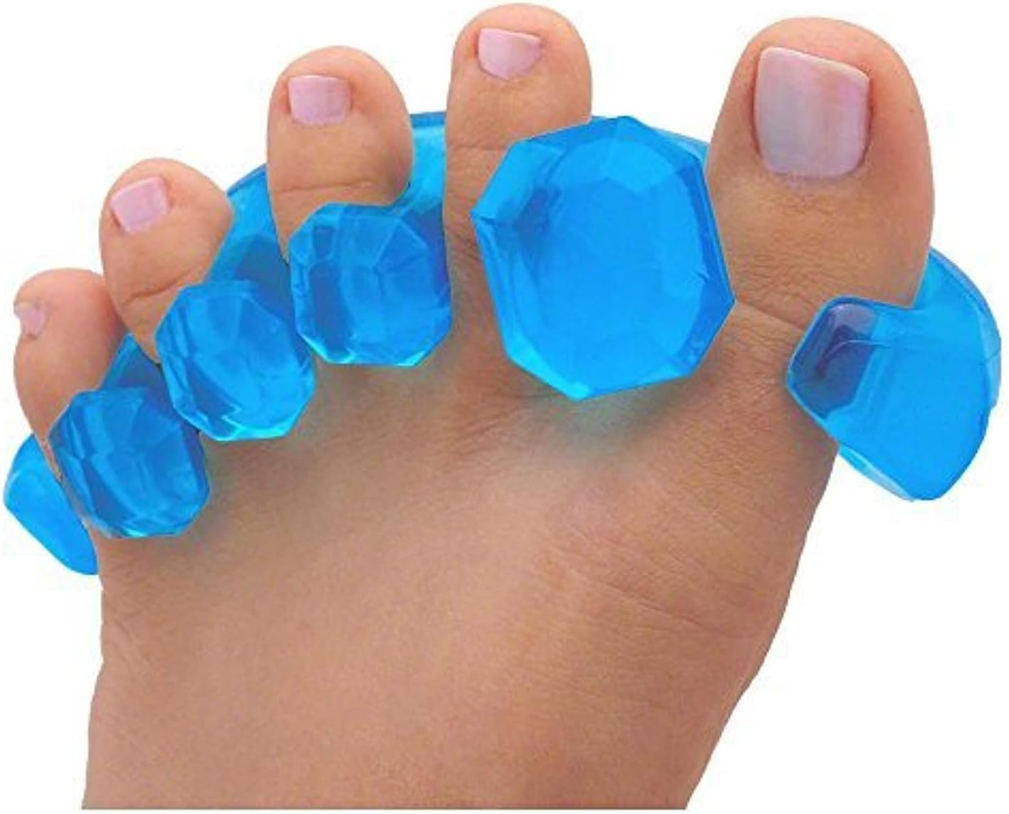 YogaToes GEMS: Gel Toe Stretcher & Separator - America’s Choice for Fighting Bunions, Hammer Toes (Small fits Shoe Sizes W: 7 and Over/M: 7 and Over) Sold as Pair