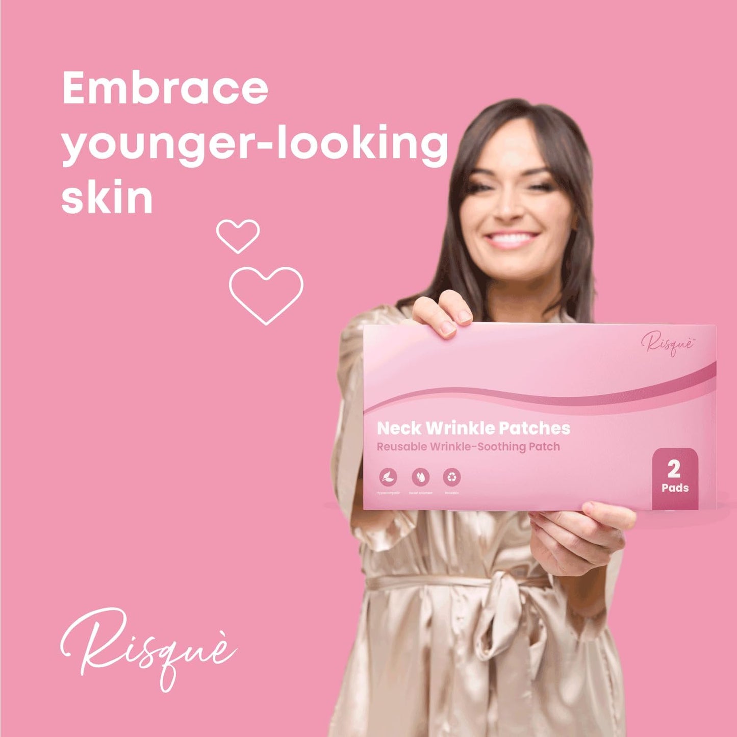 Neck Wrinkle Patches | Reusable Neck Patches for Wrinkles | Wrinkle Pads for Targeted Neck Wrinkles Neck Mask for Tightening and Firming | Revitalize and Firm Neck Wrinkles Treatment for Neck Wrinkles