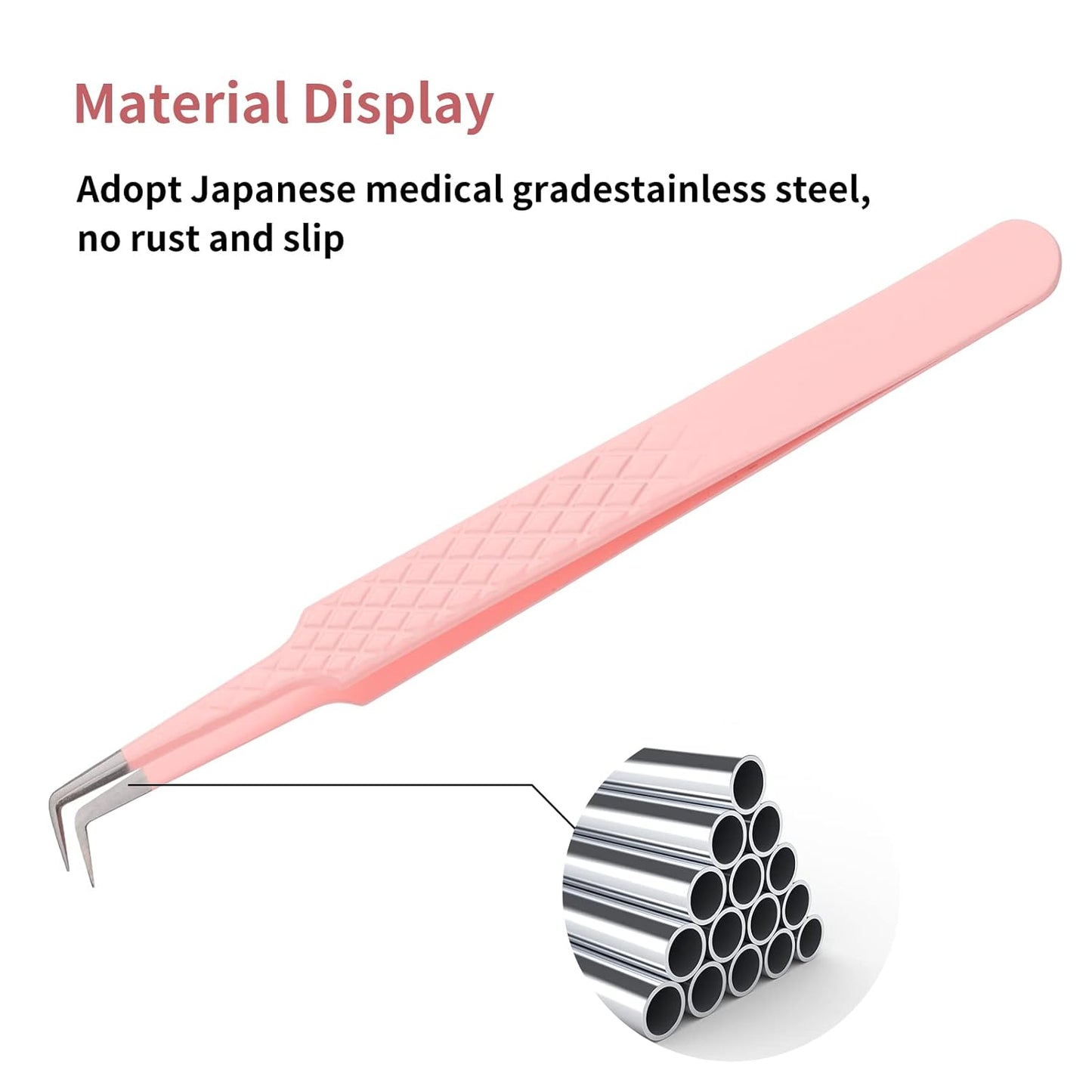 Lash Extension Tweezers Volume Lash Tweezers 90 Degree Tweezers for Eyelash Extensions Precision Lash Fan Tweezers Eyelash Extension Supplies for Light Volume or Mega Volume Fans