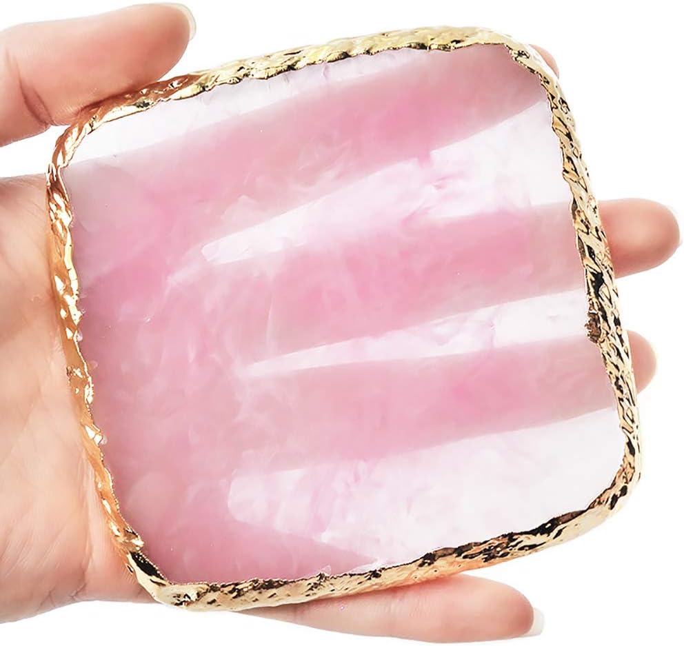 1 Pcs Resin Nail Art Palette Nail Art Cosmetic Mixing Palette Color Mixing Pigment Plate Polish Holder Drawing Color Palette