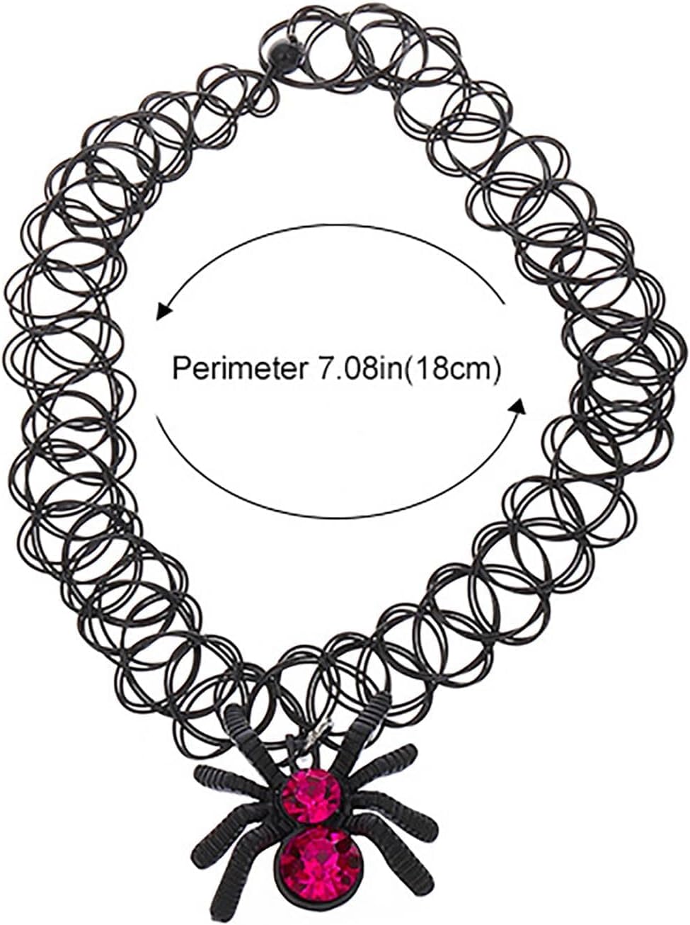 Black Velvet Choker Necklace Goth Balck Spider Dark Neckalce Punk Spider Velvet Suede Neckalce Dark Spider Pendant Necklace Jewelry for Women and Girls Gifts