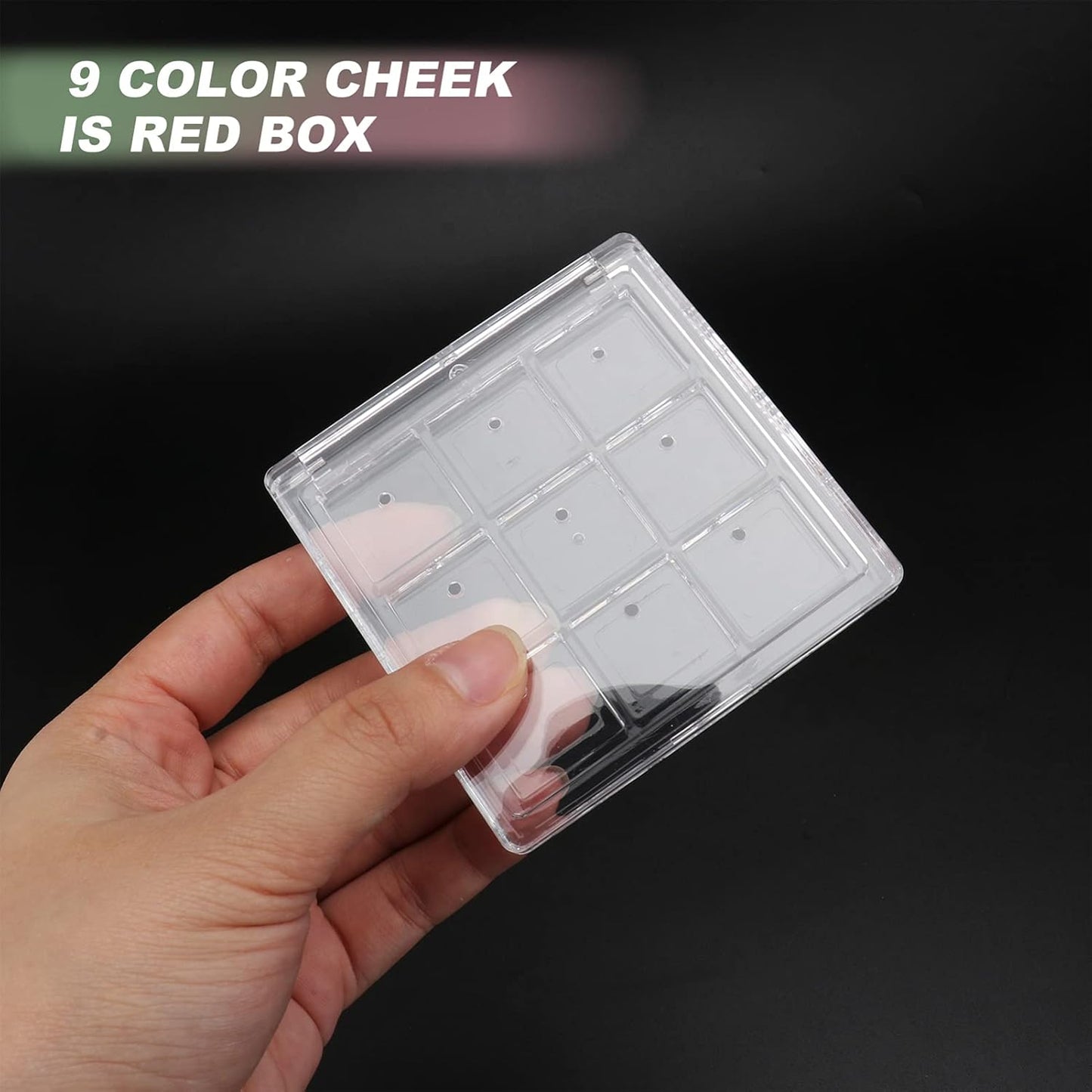 Empty Eyeshadow Palette Eyeshadow Makeup Palette Lipstick Container Makeup Empty Case for Blush Lipstick, 4Pcs 36 Grids