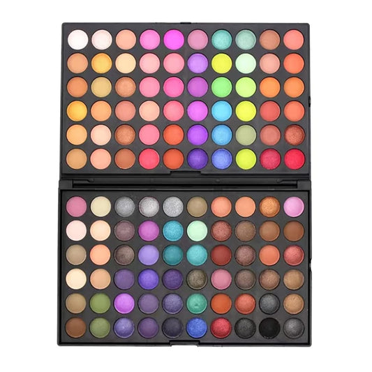 120 Colors Highly Pigmented Eye Makeup Palette,Spotlight Eyeshadow Palette Natural Colors Make Up Eye Shadows Long Lasting Waterproof Eye Shadow Cosmetics Gift Kit