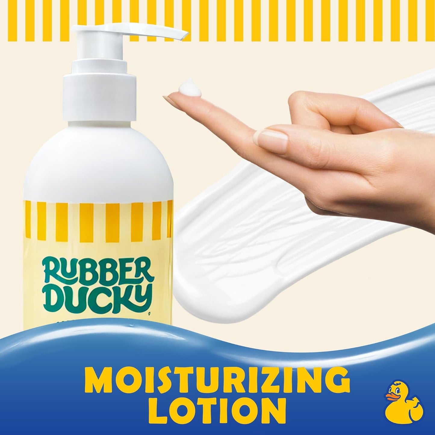 Rubber Ducky | Pump Sunscreen with SPF 50, Vitamin E Sunscreen for Face and Body | Broad Spectrum Lotion | SPF 50 Sunscreen with Pump Alternative for Moisturizing Sunblock (12oz Sunscreen Pump Bottle)
