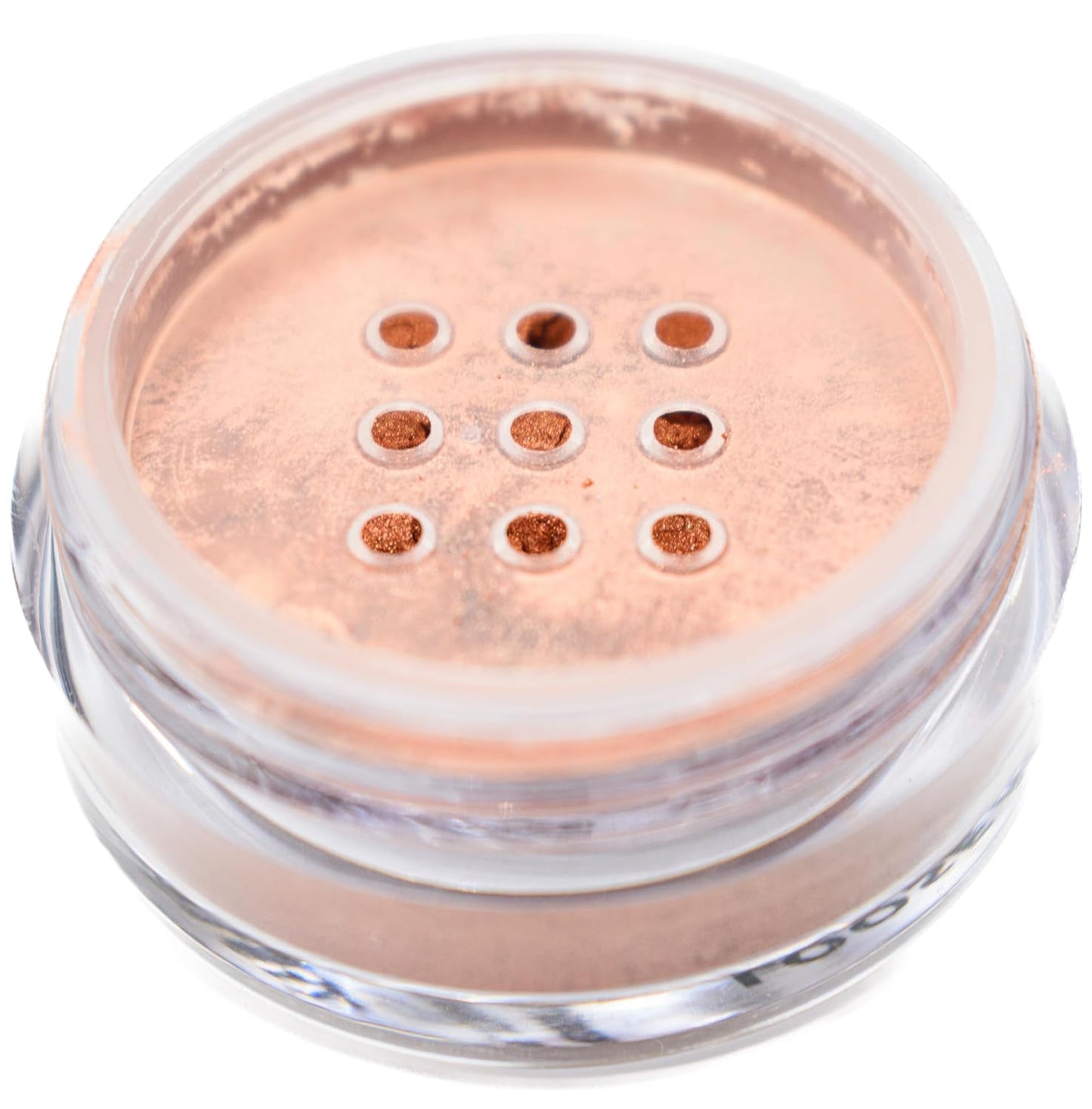 Copper Light Bronze Pink Mocha Brown Vegan Loose Eyeshadow Powder Pigment, Single Glitter Mineral Dust Jar Pot, Talc & Paraben Free, No Animal Testing & Cruelty Free