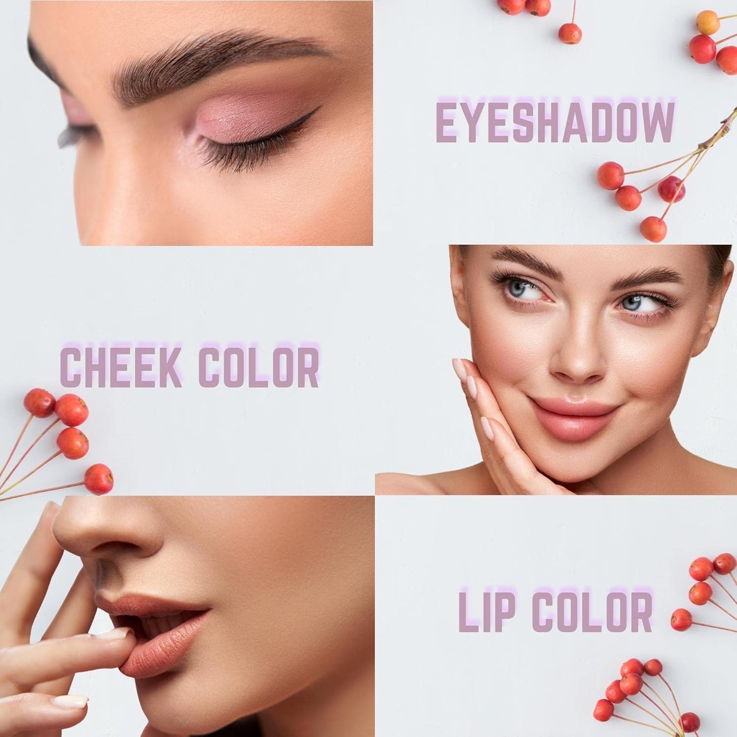 Mommy Makeup Any Wear Creme Eyeshadow - Waterproof, Crease-Proof, Long Lasting, High Pigment, Oil-free - Cream to Powder for Eyes, Cheeks & Lips (Snowflake)