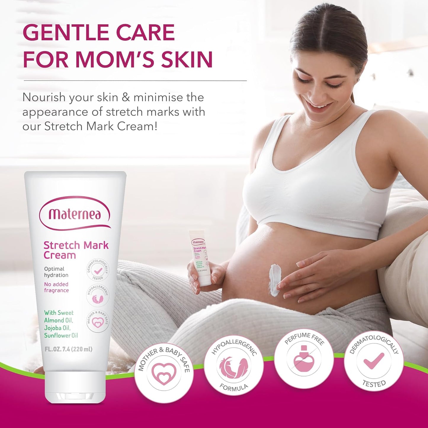 Stretch Mark Cream - Provides optimal skin hydration and improves its appearance 5 FL. OZ. (150 ml)
