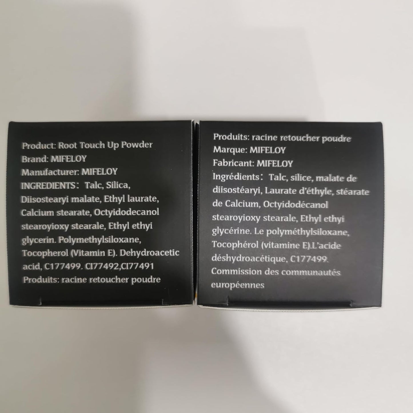 Root Touch Up Powder, Instantly Gray Hair Cover Up, Women Color Root Coverage Shadow Powder for Thinning Grey Hairline, Men Roots Concealer for Hair Loss Beard Line Eyebrow, Dark Gray