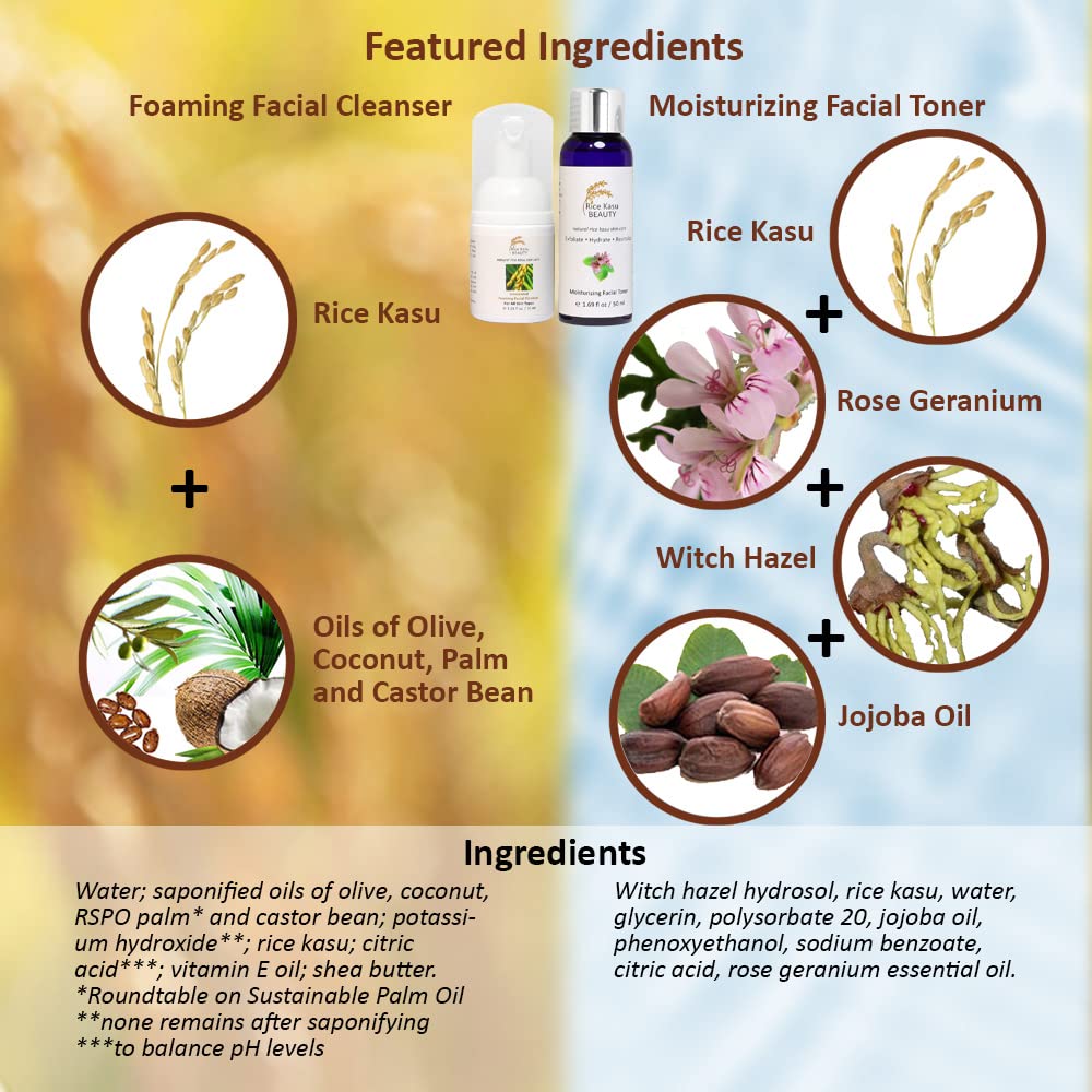 Travel Skin Care Set, Rose Geranium, 2.71 Fluid Ounce