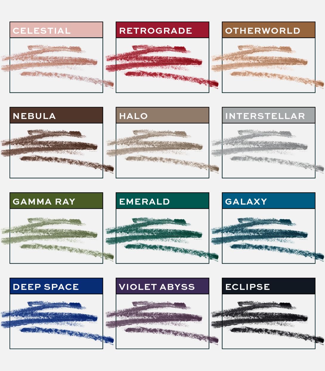 MAKE Beauty Continuum Waterproof Gel Eyeliner Pencil. Creamy, Pigmented Multi-Use, including Waterline with Built-in Sharpener and Blending Brush. Smudge-Proof Makeup. Shade - Celestial, Champagne
