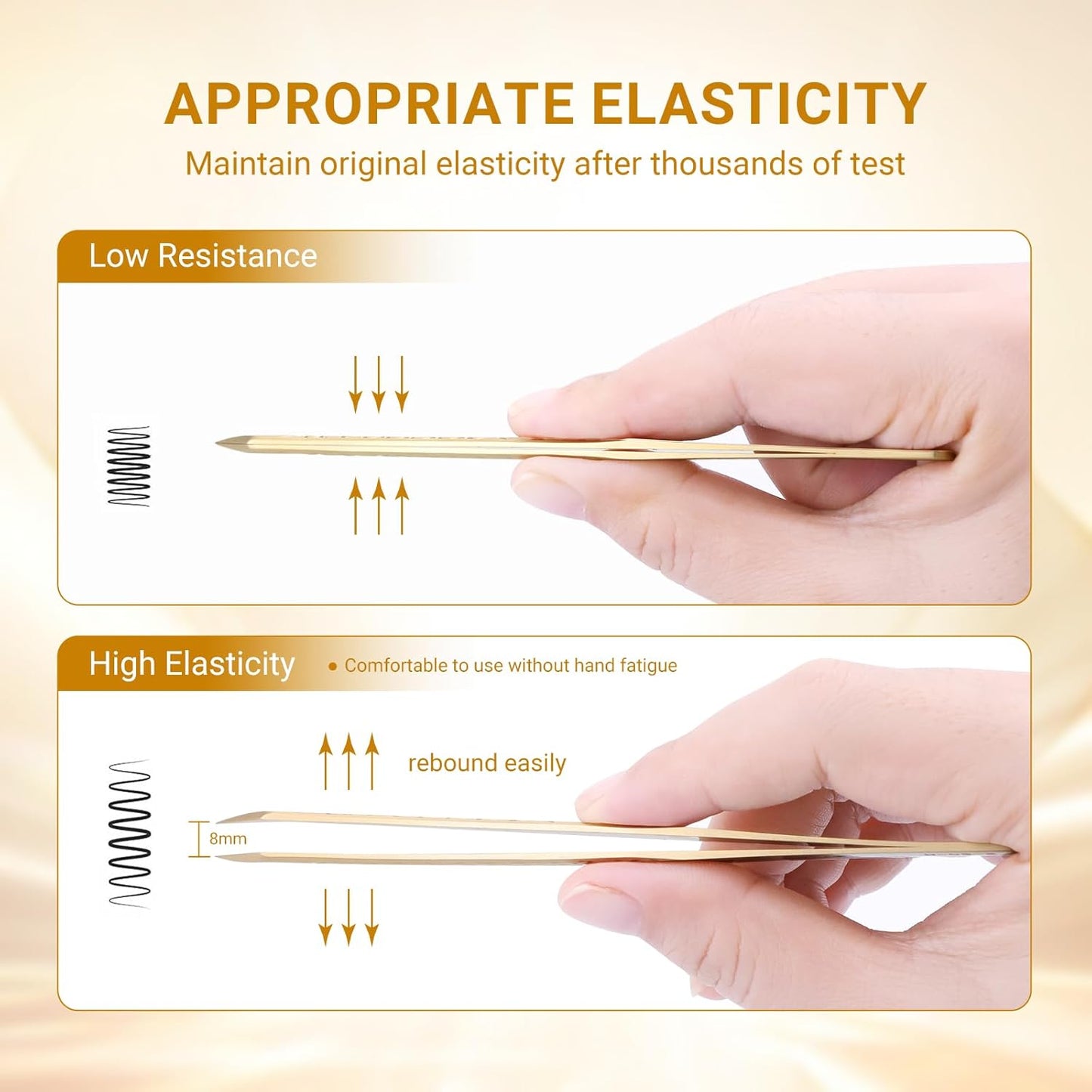 NAGARAKU Eyelash Tweezers, 1 Pair Precision Micro Fiber Tip Tweezer for Lash Extensions Antistatic Anti-Slip Pinzas with Box -Straight Tip & 85 Degree Long Tip Tweezers AG-03 & AG-012