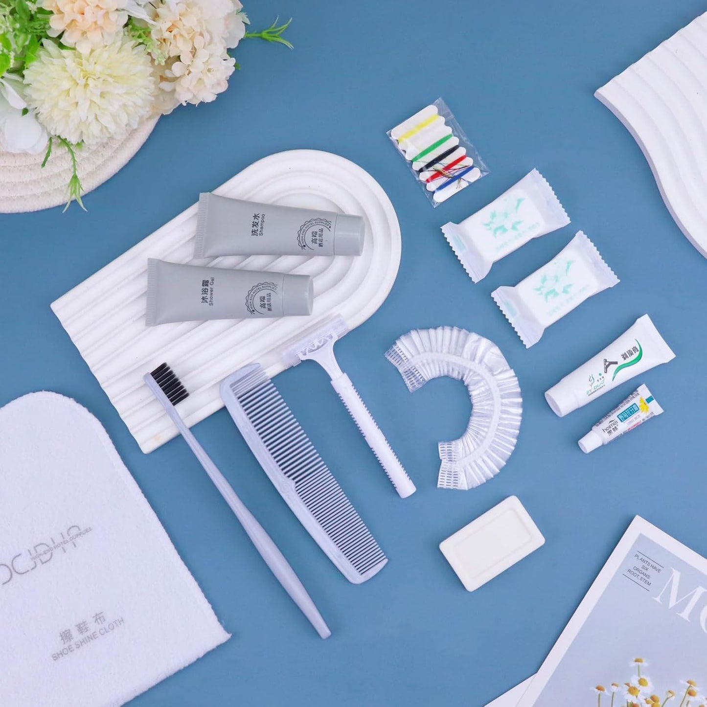 Hygiene Kit, Hygiene Kit Bulk, The Travel Hygiene Kit Is Fully Equipped, Individually Packed, Easy To Carry, Convenience Kits Suitable For Hotel, Home, Camping, Travel (PACK-12)