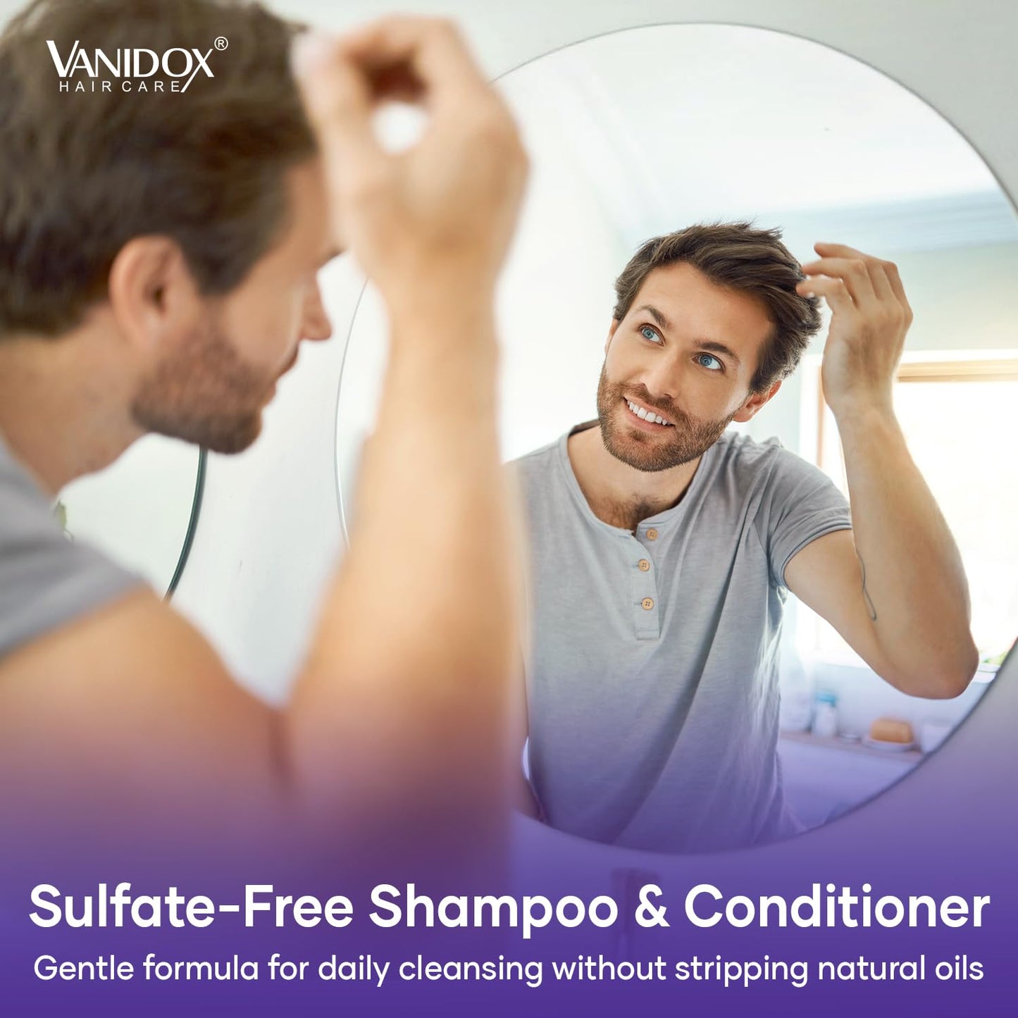 Tea Tree Shampoo and Conditioner Set with Lavender and Mint | DHT Blockers | With 100% Pure Tea Tree Oil for Itchy, Dry Scalp | Sulfate & Paraben Free | For Men & Women | 16 fl oz Each