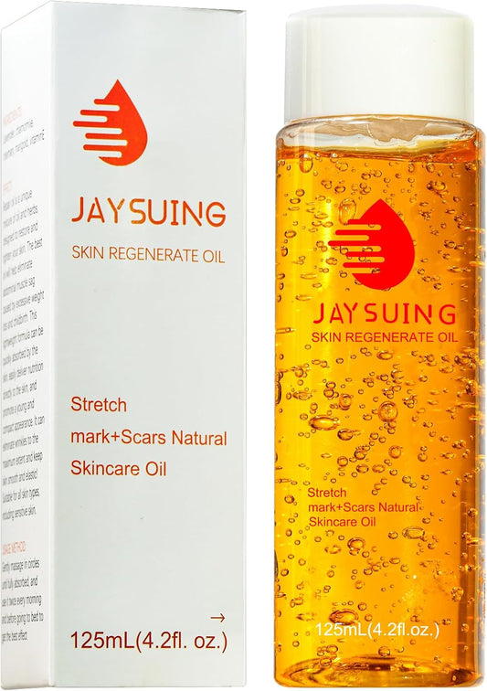 Stretch Mark Oil for Pregnancy, Skincare Body Oil for Scars and Stretchmarks, Pregnancy Oils for Stretch Marks Pre and Postpartum Natural Skincare Massage Oil, Skin Regenerate Oil, 4.2 fl.oz