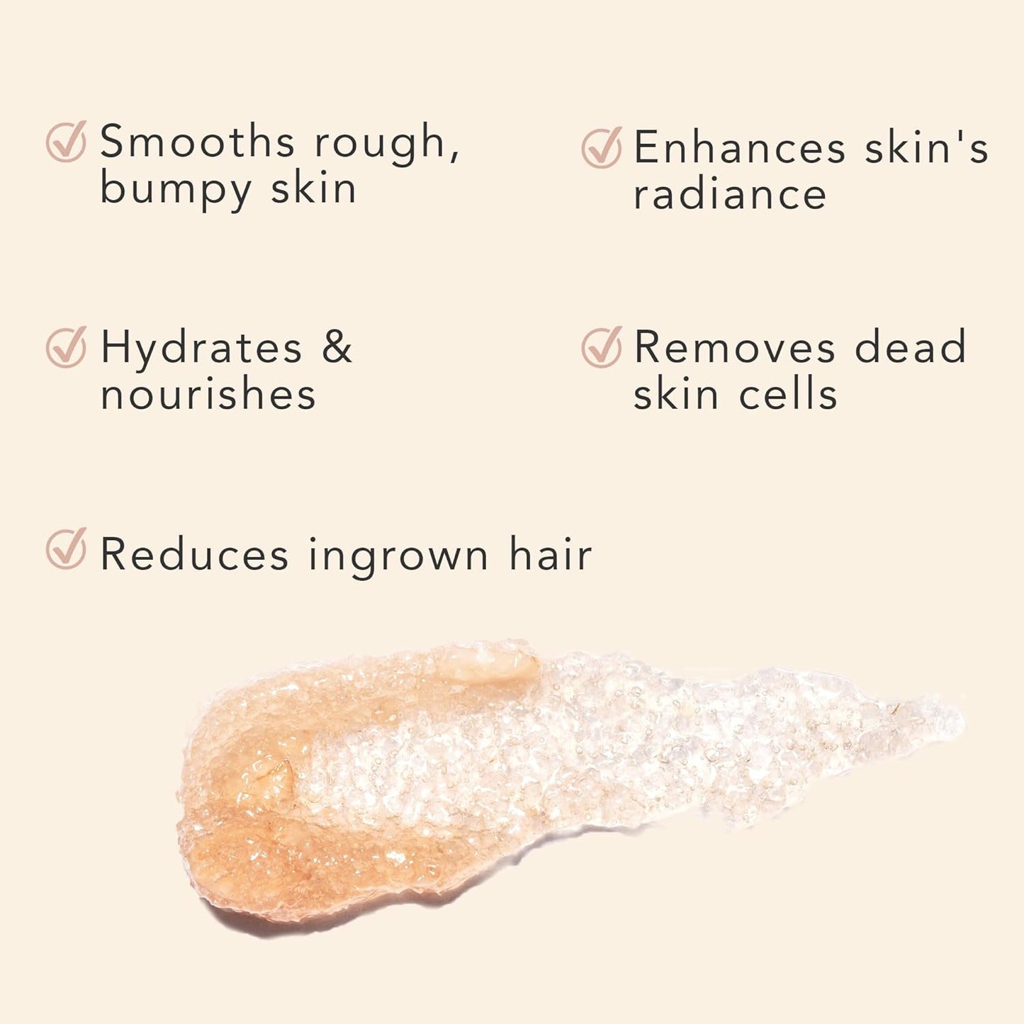 Organic Vanilla Coconut Body Scrub - USA Made Sugar Scrub with Natural Ingredients, Moisturizing Body & Foot Exfoliator for Dry and Sensitive Skin, Removes Dead Skin Cells & Reduces Ingrown Hair