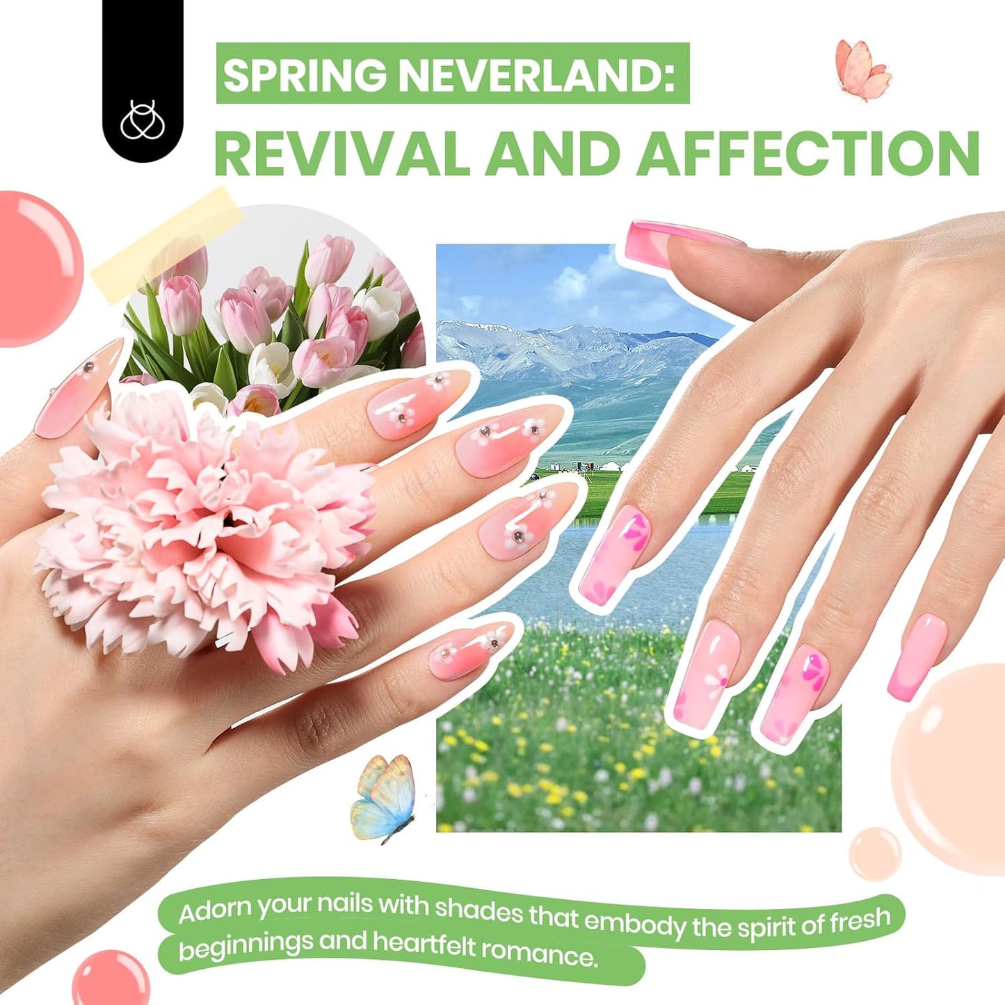 Beetles Gel Nail Polish Kit with U V Light 85Pcs Valentines Day Gift for Women 55 Colors Seasonal Symphony Set with Diamond Decorations & Manicure Art Stickers and Tools Soak Off for All Season