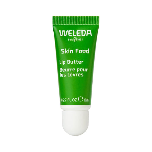 Weleda Skin Food Lip Butter, 0.27 Ounce, Plant Rich Moisturizing Lip Care with Sunflower Seed Oil, Chamomile and Calendula