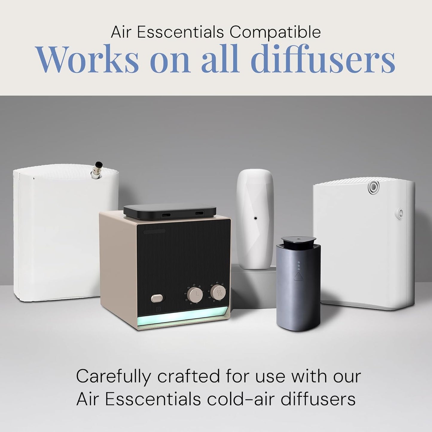 Black Tea & Fig Aroma Oil, Essential Oils Blend for Diffusers & Scent Machines, Herbal Fruity Blend and Amber, Aromatherapy, Cold Air Diffuser Compatible, 300 mL