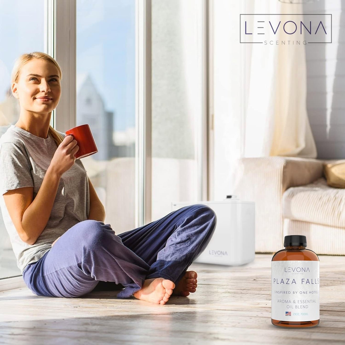 Levona Scent Home Luxury Scents: Plaza Falls Fragrance Oil Inspired by One Hotel Essential Oil - Pure Essential Oils for Diffusers for Home - Scented Oil