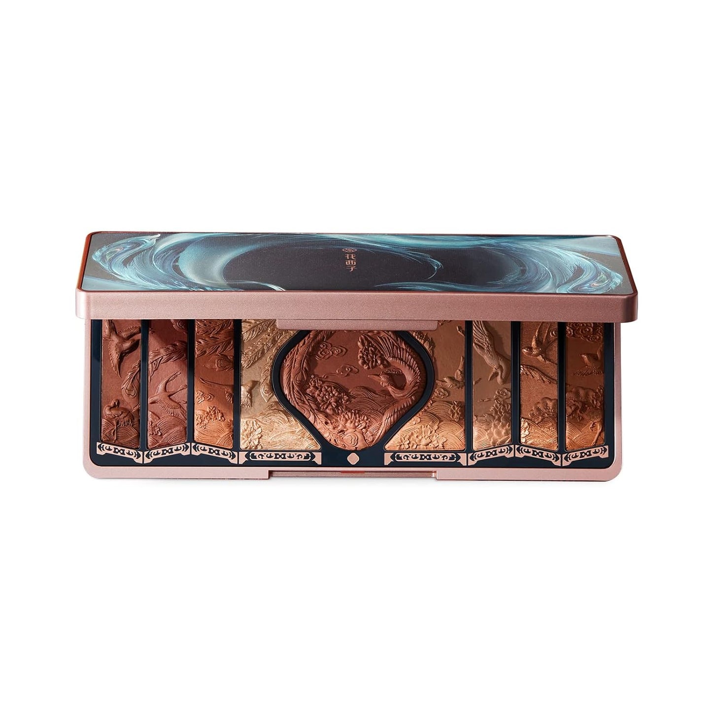 FLORASIS Floral Engraving Phoenix Makeup Palette (02 Retro Brown)