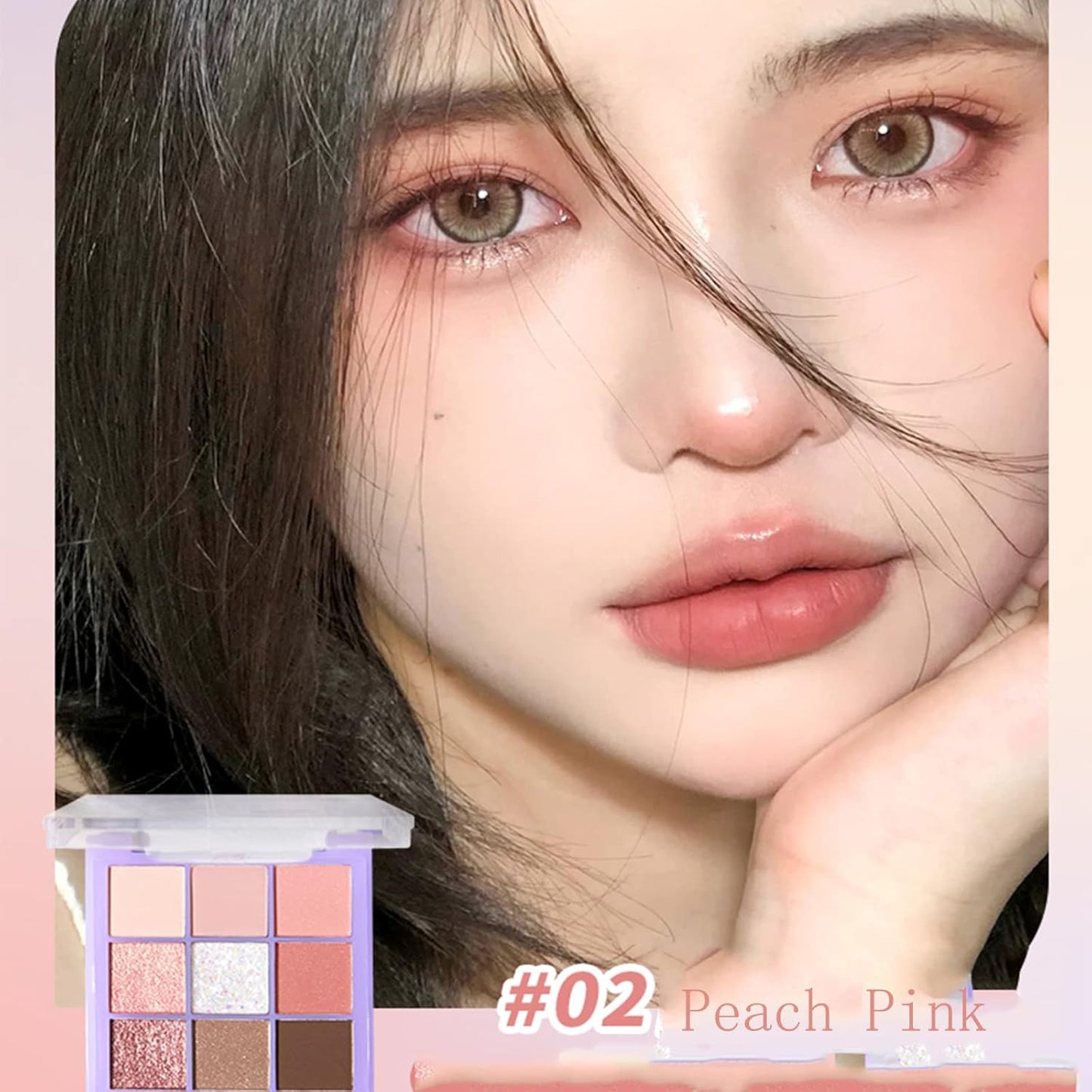 Violet Fairy 9 Color Eyeshadow Palette, Warm Neutrals (02)