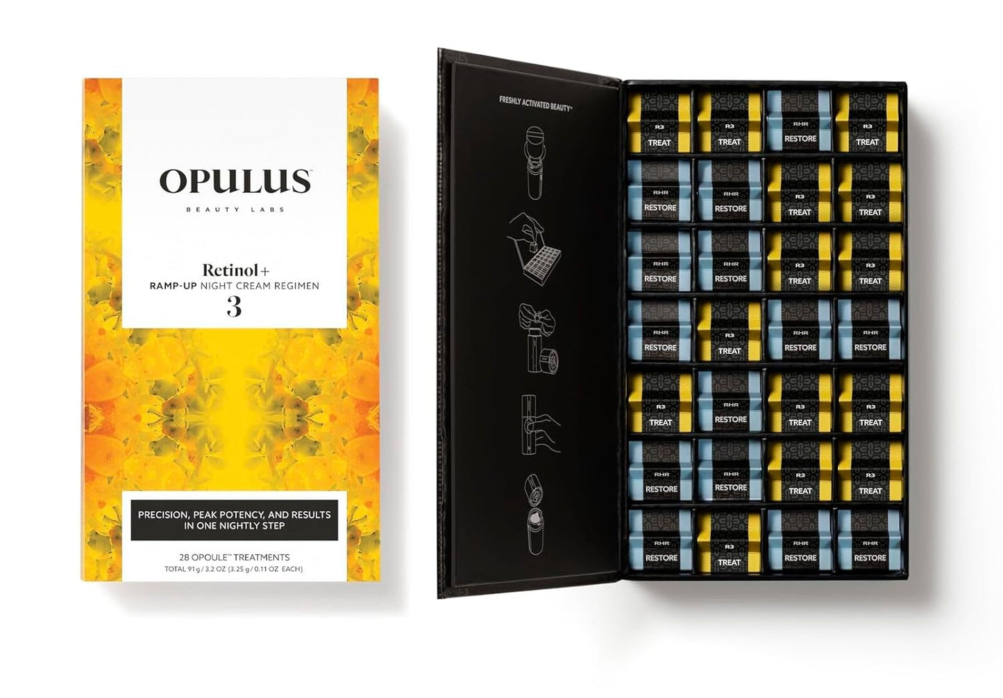 Hydrate & Soothe Beauty Collection Gift Bundle / Starter Kit, Activator with 0.1% Retinol Cream, Ramp-Up Regimen 3 & RHR Overnight Mask, Skin Care Routine, For All Skin Type