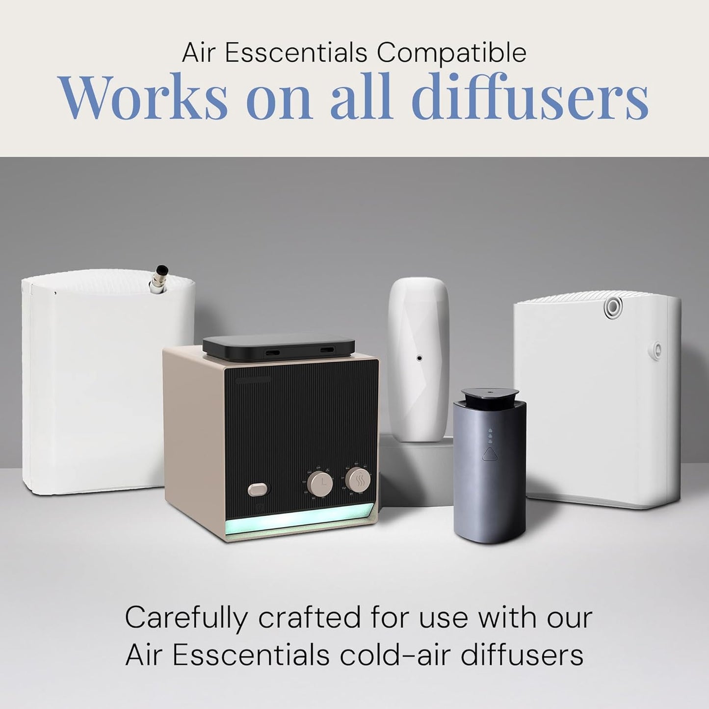 Fresh Blue Aroma Oil, Essential Oils Blend for Diffusers & Scent Machines, Mandarin, Ozone, and Cardamom Blend, Aromatherapy, Cold Air Diffuser Compatible, 100 mL