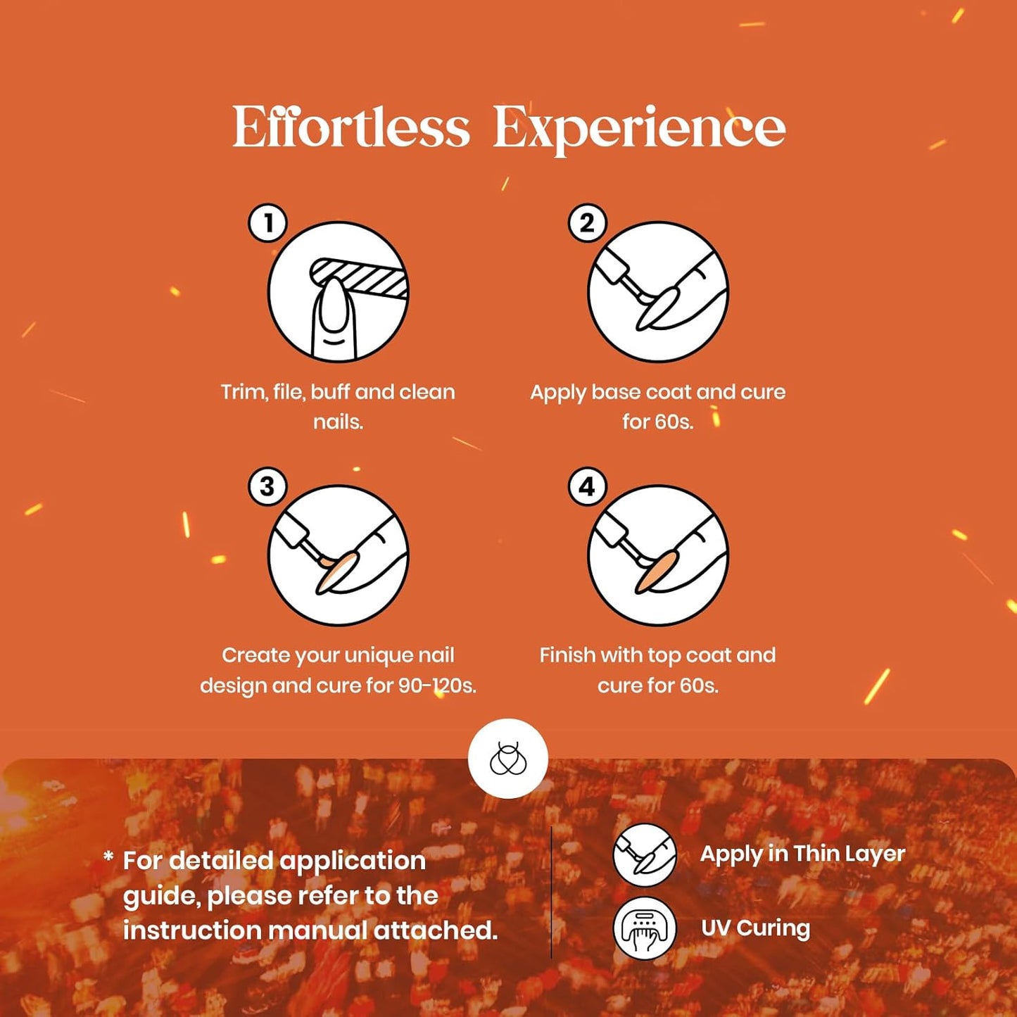 beetles Gel Polish Cozy Campfire Shade Collection - Fall Nail Fest Fall Gel Nail Polish Set, 20 Colors Autumn Orange Yellow Green Brown Red Shades UV LED Cured Soak Off DIY Manicure Gift for Girl