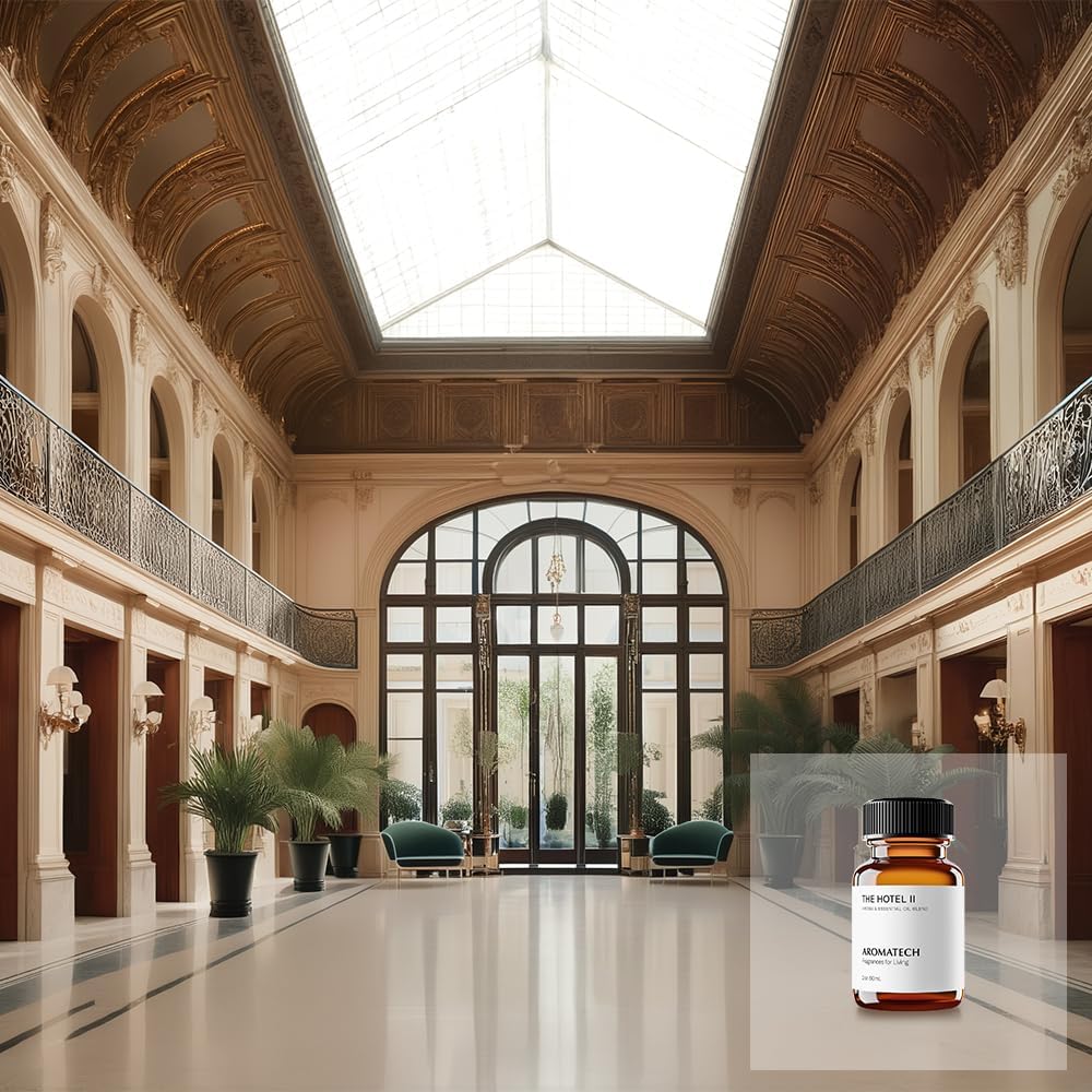 AromaTech Hotel II Fragrance Essential Oils - for Aroma Oil Scent Diffusers (2 Fl Oz (Pack of 1), The Hotel II)