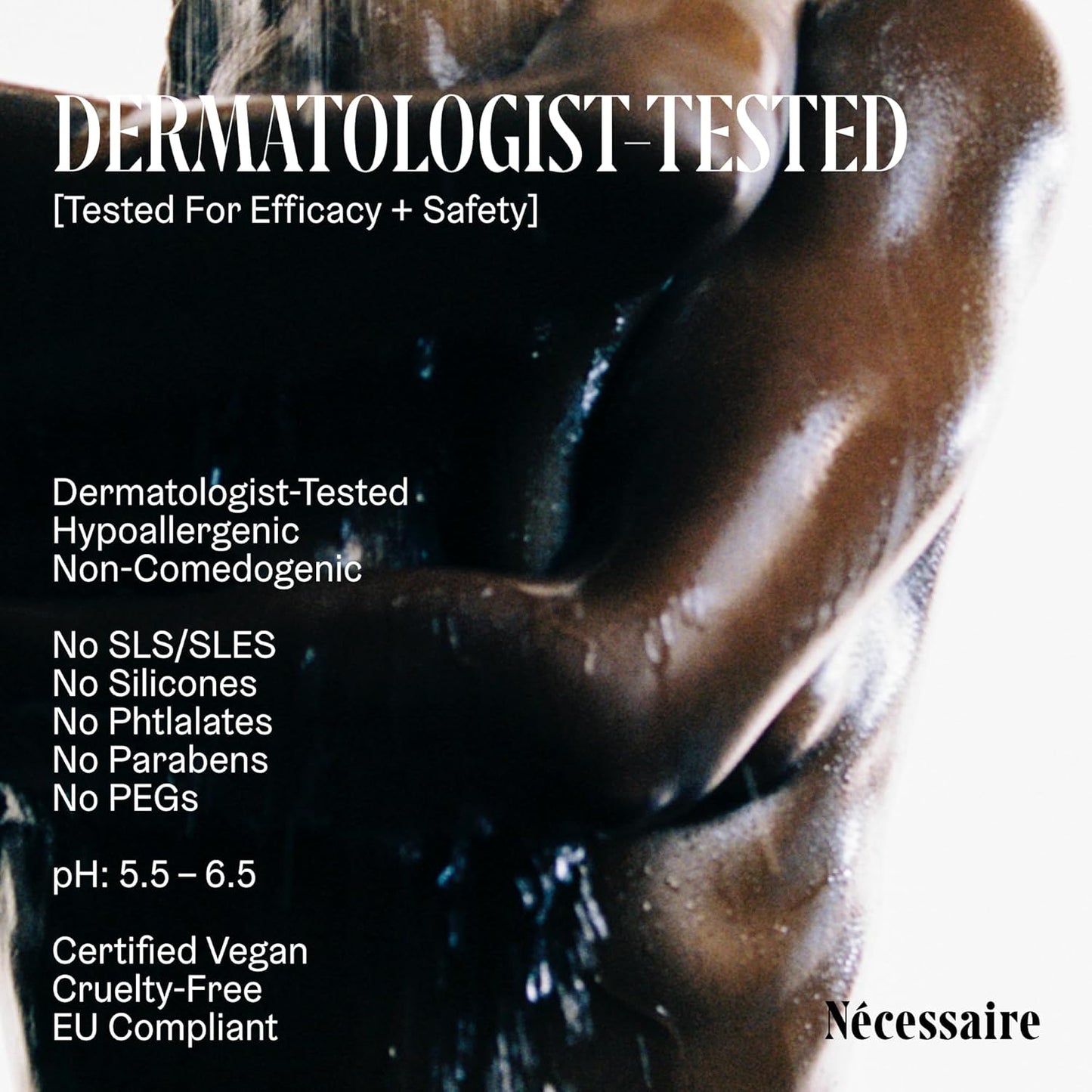 Nécessaire Eucalyptus Body Wash with Pump | Multi-Oil Nourishing Cleanse For Women + Men | Gel Cleanser | Dermatologist-Tested. Hypoallergenic | No SLS/SLES (500 ml / 16.9 fl. oz.)